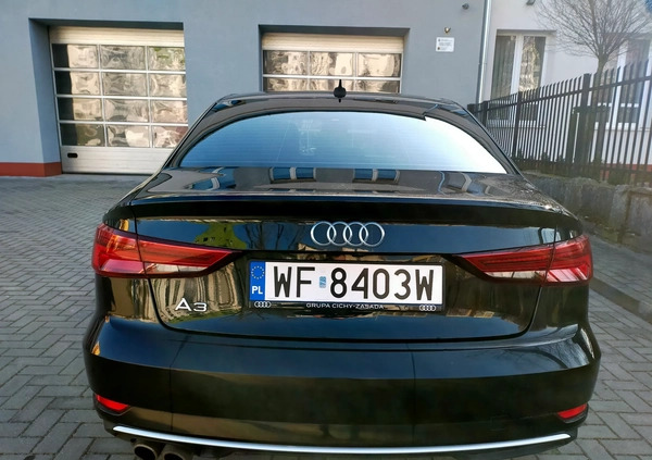 Audi A3 cena 75000 przebieg: 82000, rok produkcji 2017 z Warszawa małe 191
